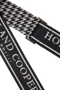 Abbot Bag Strap (Ecru Houndstooth)
