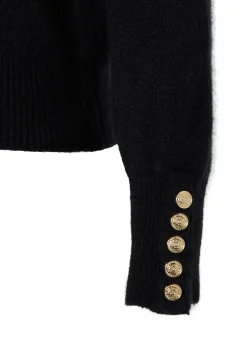 Amelia V-Neck Knit (Black)