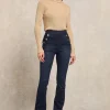 Amoria Flared Jean (Deep Indigo)