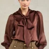 Ariella Blouse (Chocolate)