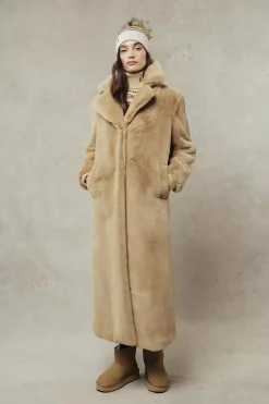 Asygarth Faux Fur Coat (Natural)