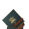 Atelier Slim Logo Belt (Chocolate Suede)