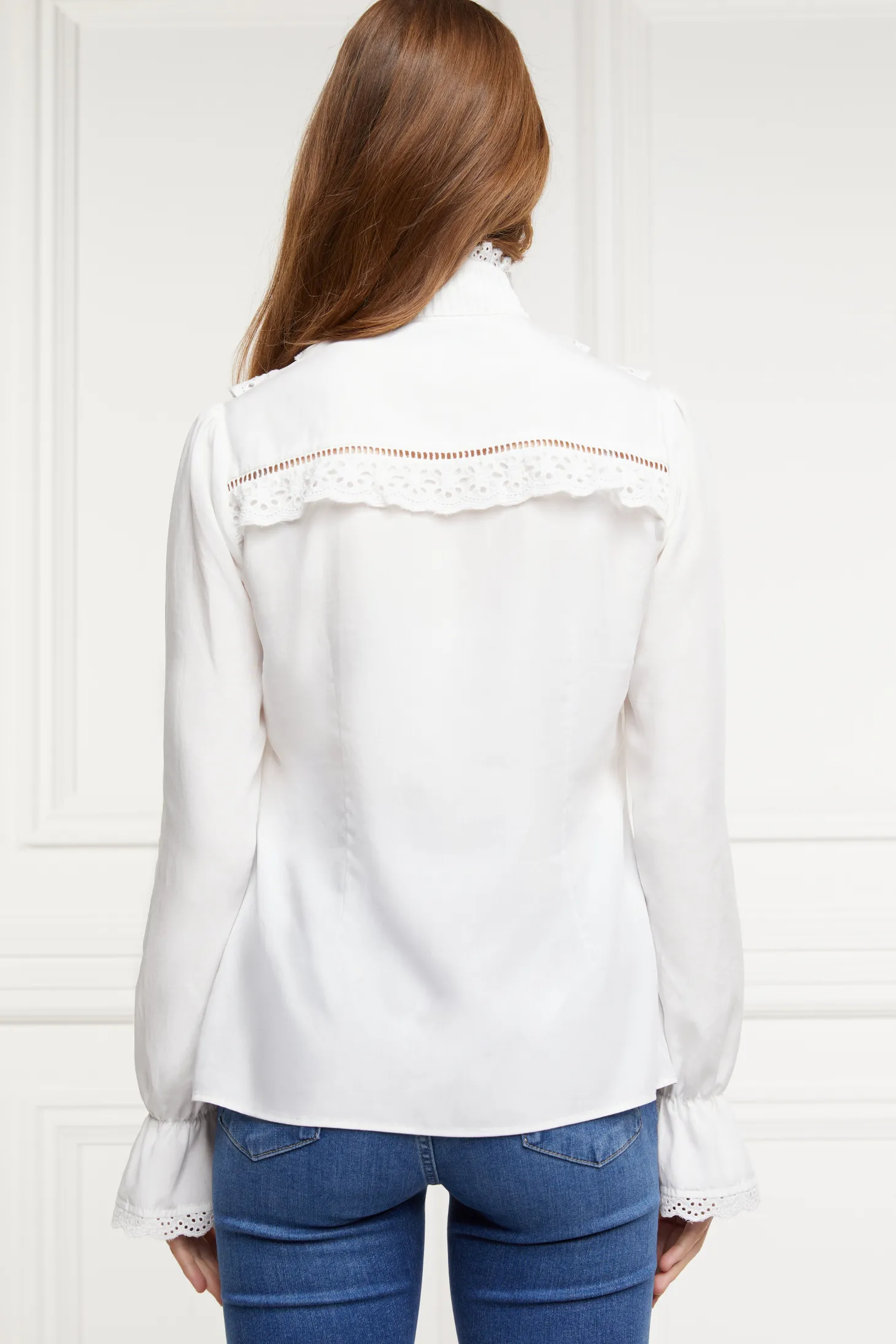 Audley Lace Blouse (White)