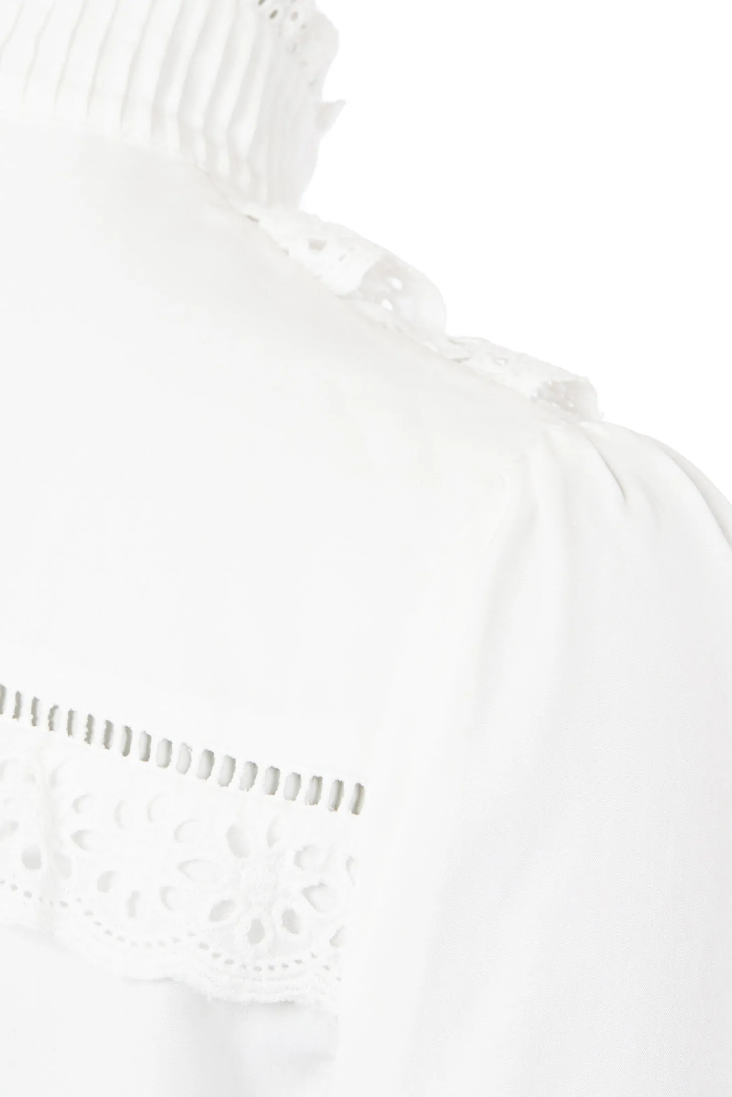 Audley Lace Blouse (White)