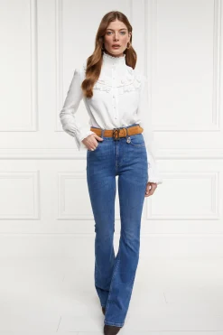 Audley Lace Blouse (White)