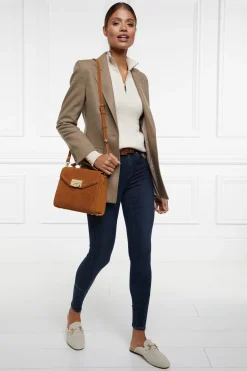 Ava Quarter Zip Knit (Almond)