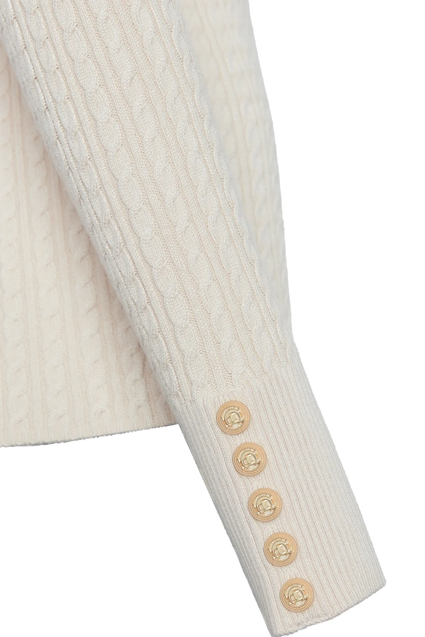 Ava Quarter Zip Knit (Almond)