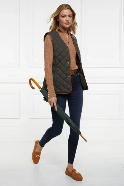 Ava Quarter Zip Knit (Dark Camel Marl)