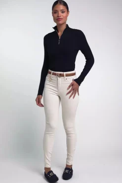 Ava Quarter Zip Knit (Ink Navy)