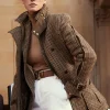Balmoral Field Coat (Hailes Green Tweed)
