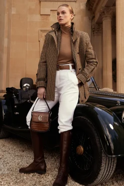 Balmoral Field Coat (Hailes Green Tweed)