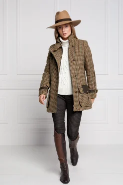 Balmoral Field Coat (Hailes Green Tweed)