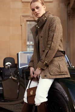 Balmoral Field Coat (Hailes Green Tweed)