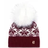 Beatrice Bobble Hat (Merlot Cream)