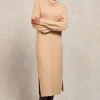 Berkeley Roll Neck Dress (Camel)