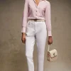 Bexley Cigarette Trouser (White)