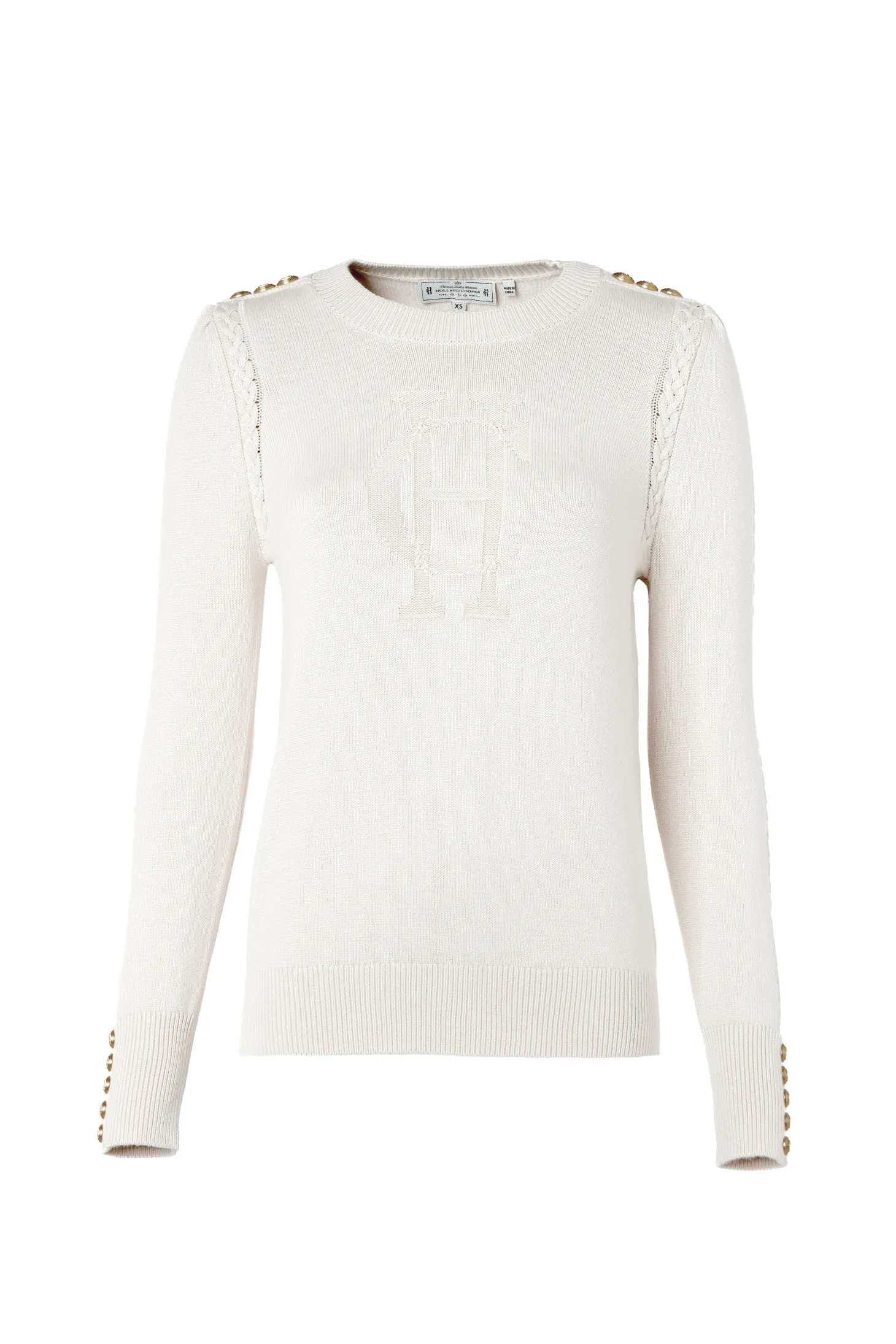 Bibury Crew Neck Knit (Almond)