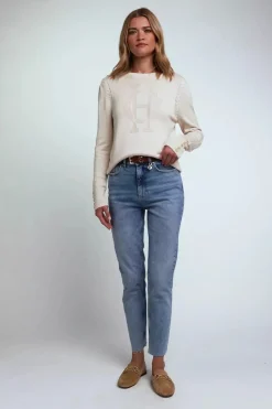 Bibury Crew Neck Knit (Almond)