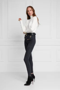 Biker Jean (Washed Black)