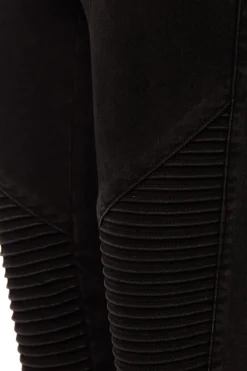 Biker Jean (Washed Black)
