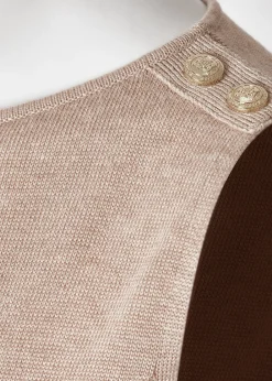 Boat Neck Vest (Camel)