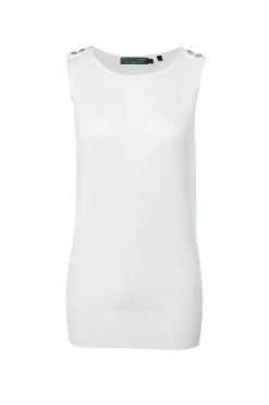 Boat Neck Vest (Oyster)