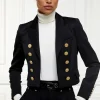 Brompton Jacket (Black Barathea)