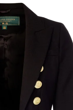 Brompton Jacket (Black Barathea)