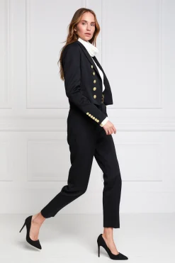 Brompton Jacket (Black Barathea)