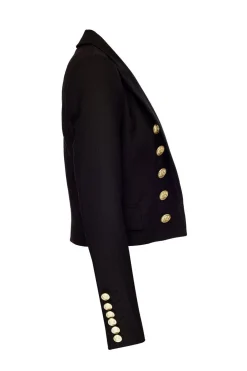 Brompton Jacket (Black Barathea)