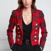 Brompton Jacket (Red Tartan)