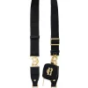 Burghley Bag Strap (Black Monogram)