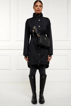 Burghley Bag Strap (Black Monogram)