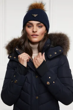 Burghley Bobble Hat (Ink Navy)