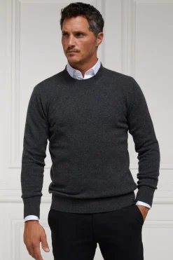 Byron Crew Neck Knit (Charcoal)