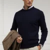 Byron Crew Neck Knit (Navy)