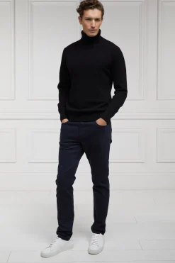 Byron Roll Neck Knit (Black)