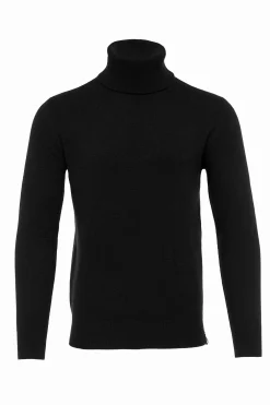 Byron Roll Neck Knit (Black)