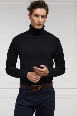 Byron Roll Neck Knit (Black)