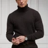 Byron Roll Neck Knit (Chocolate)