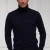 Byron Roll Neck Knit (Navy)