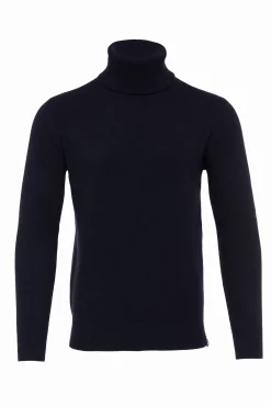 Byron Roll Neck Knit (Navy)