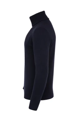 Byron Roll Neck Knit (Navy)