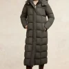 Carrington Longline Coat (Dark Olive)