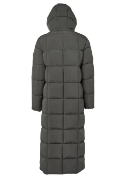 Carrington Longline Coat (Dark Olive)