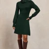 Chamonix Fit & Flare Dress (Deep Emerald)