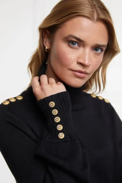 Chamonix Roll Neck Knit (Black)