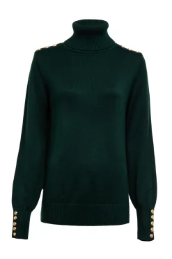 Chamonix Roll Neck Knit (Emerald)