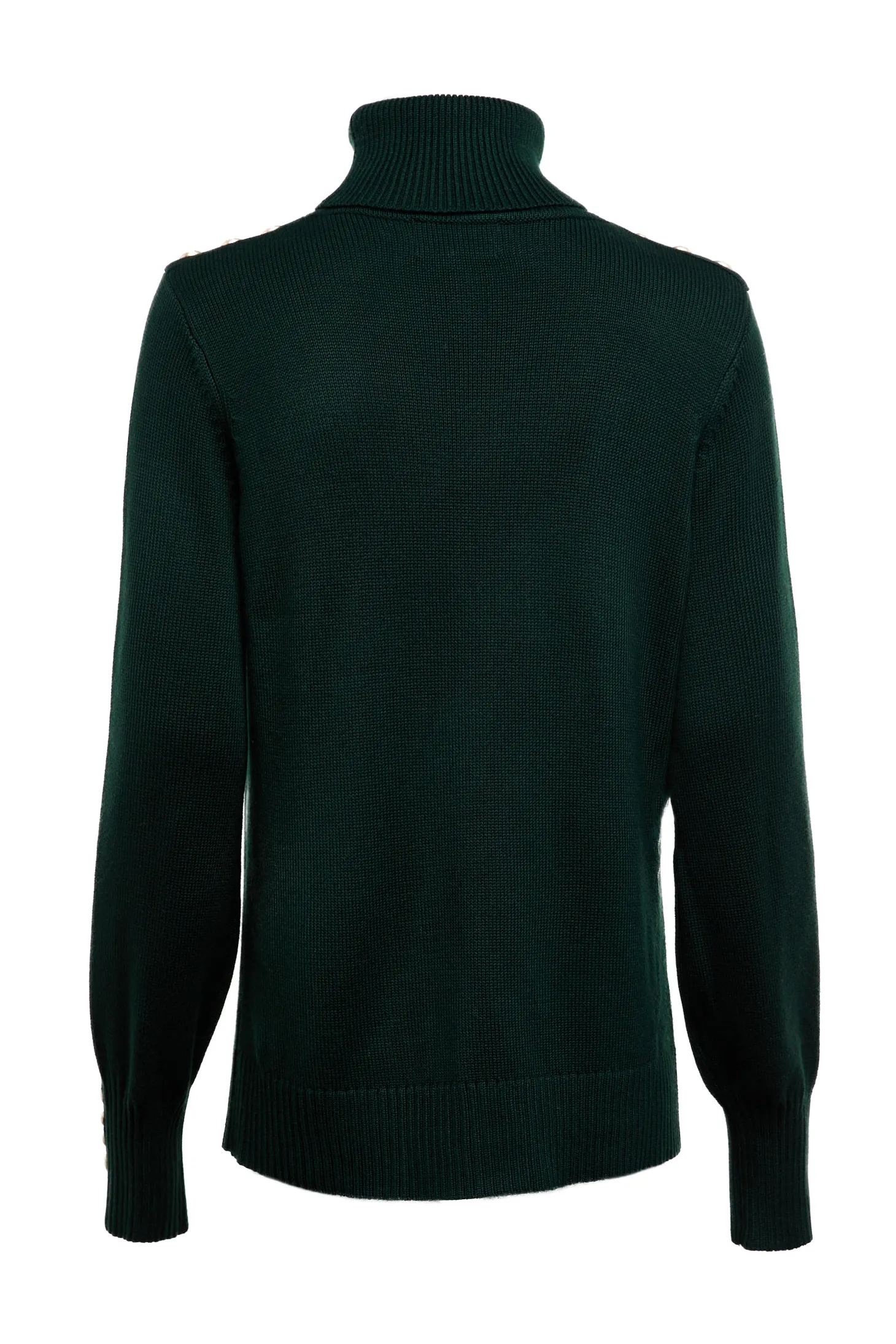 Chamonix Roll Neck Knit (Emerald)