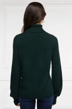 Chamonix Roll Neck Knit (Emerald)